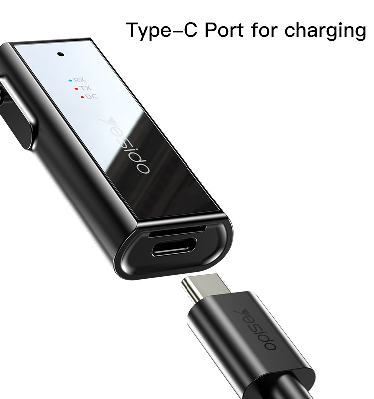 Yesido Yau41 2 In1 Wireless Adapter 3 5Mm Audio Aux Adapter Bluetooth 5 1 Transmitter Receiver For Car“ Premium Quality, Stylish & Durable Protective Case